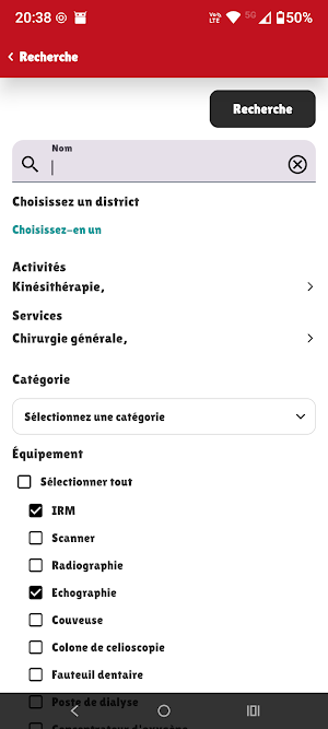 Cameroon Health Map Screenshot 2