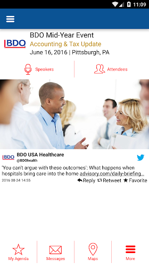 BDO USA National Conferences Screenshot 2