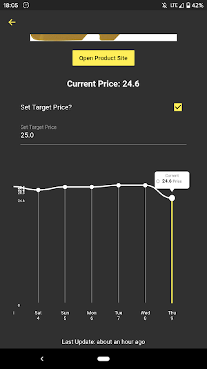 Price Tracker Screenshot 2