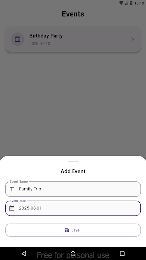Event Shopping Planner Screenshot 2