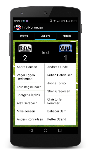 Info Eliteserien Screenshot 3