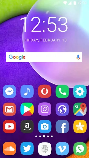Theme for Samsung Galaxy A22 Screenshot 1