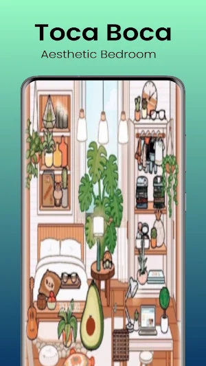 Toca Boca Aesthetic Bedroom Screenshot 3