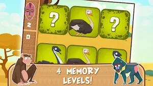 Africa Games for Kids - Animals Puzzles Screenshot 1
