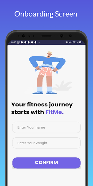 FitMe - Health and Fitness Screenshot 1