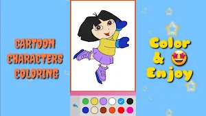 Cartoon coloring for kids Screenshot 3