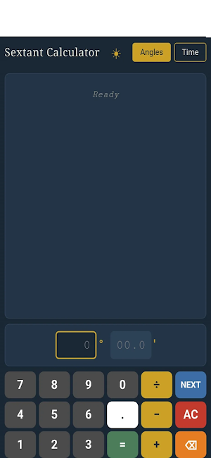 Sextant Calculator Screenshot 1