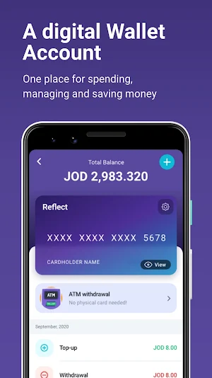 Reflect -Banking made personal Screenshot 2