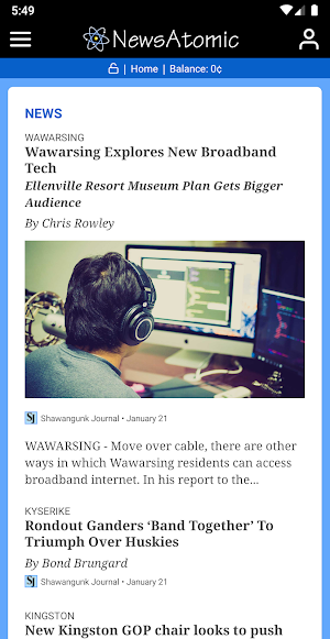 NewsAtomic Screenshot 1