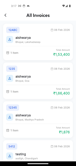 Gst Billing Screenshot 3