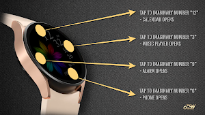 PWW03 - Ladies Digi Watch Face Screenshot 2