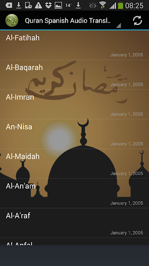 Quran Spanish Translation MP3 Screenshot 0
