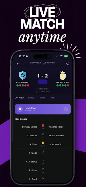 Football Follow - Match Chat Screenshot 2