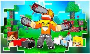 Chainsaw Man Mod MInecraft PE Screenshot 1