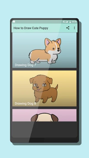 How to Draw Cute Puppy Screenshot 1