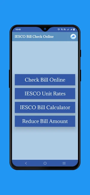 IESCO Bill check online Screenshot 2