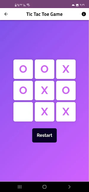 Tic Tac Toe Game Screenshot 1