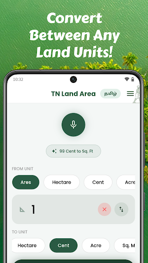 Kalam 8-TN Land Area Converter Screenshot 3