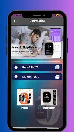 P66XG Smart Watch App Guide Screenshot 2