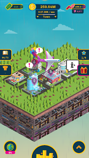 Skyward city: Urban tycoon Screenshot 2