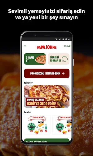 Papa Johns Azerbaijan Screenshot 1