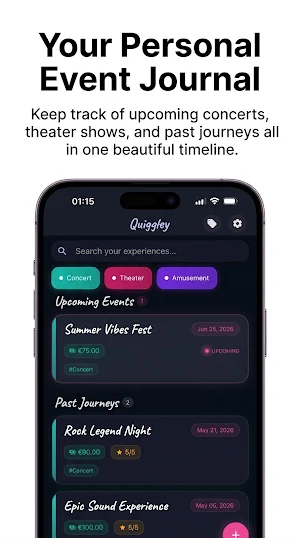 Event Journal: Quiggley Screenshot 0