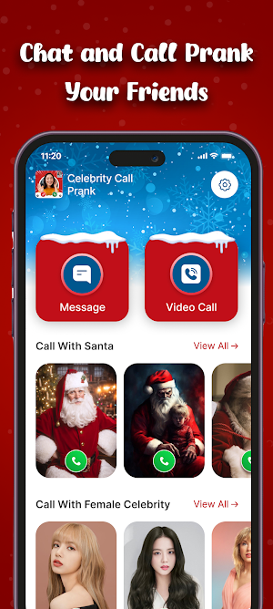 Celebrity Prank Call & Chat Screenshot 0