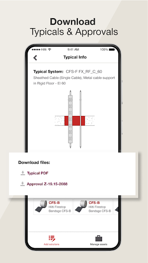 Hilti: Firestop Selector Screenshot 3