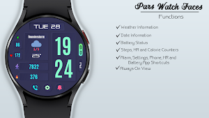 Rena Digital Watch Face Screenshot 3