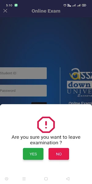 AdtU Exam Screenshot 1
