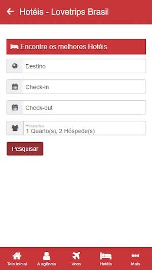 Lovetrips Brasil Screenshot 2