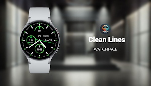 Clean Lines - watch face Screenshot 0