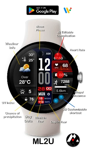 ML2U 233 Watch Face Screenshot 1