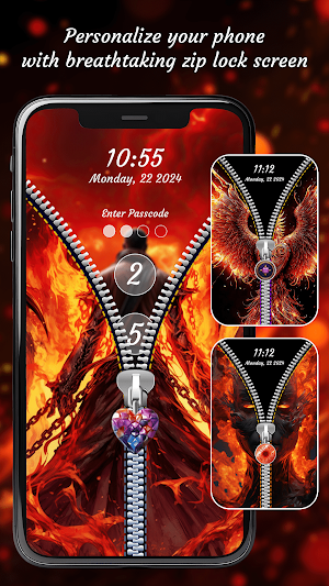 Zipper Lockscreen Wallpapers Screenshot 1