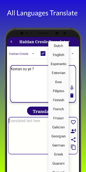 Haitian Creole Translator Screenshot 2