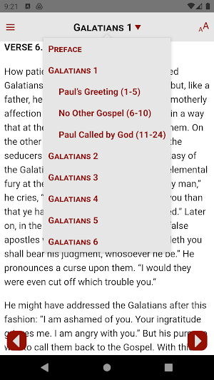 Luther's Commentary: Galatians Screenshot 0
