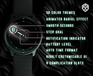 Glyph Mono Hand Watch Face Screenshot 0