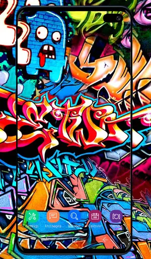 Graffiti Wallpaper - Street Art Background Screenshot 1