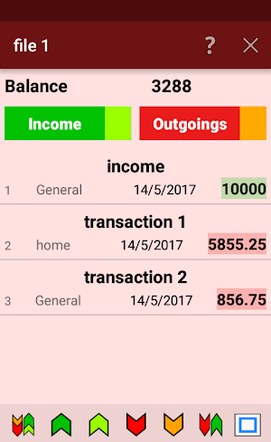 Personal Accountant Screenshot 1