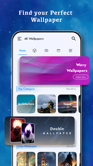 4K Wallpapers-Live 3DWallpaper Screenshot 1