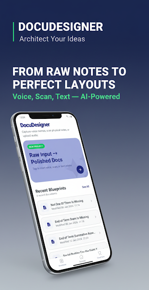 DocuDesigner: AI Doc Creator Screenshot 0
