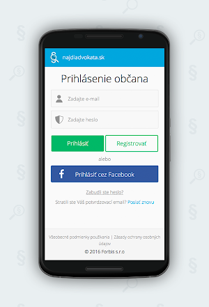 Najdi advokata Screenshot 2