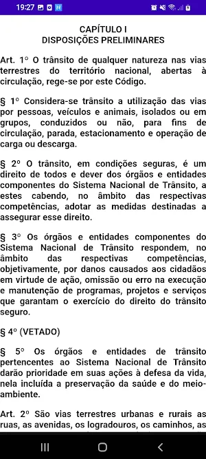 CTB - Código de Trânsito Screenshot 2