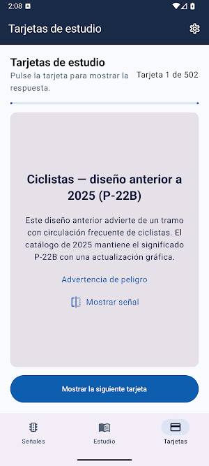 Señales Tráfico España Screenshot 3