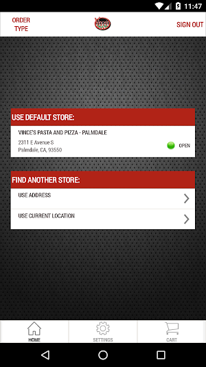 Vince's Pasta and Pizza Screenshot 1