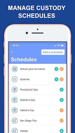 WeParent: CoParenting. Simple. Screenshot 2
