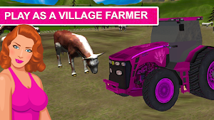 Pink Girl Farm Truck Driver Screenshot 2