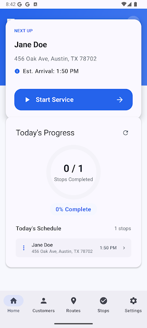 UpBuoy: Pool Service Software Screenshot 0