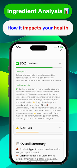 Clear Eats: Food Toxin Scanner Screenshot 2