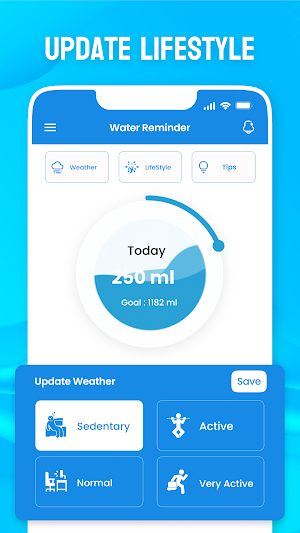 Drink Water Reminder:Hydration Screenshot 1